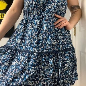 Floral vintage summer dress